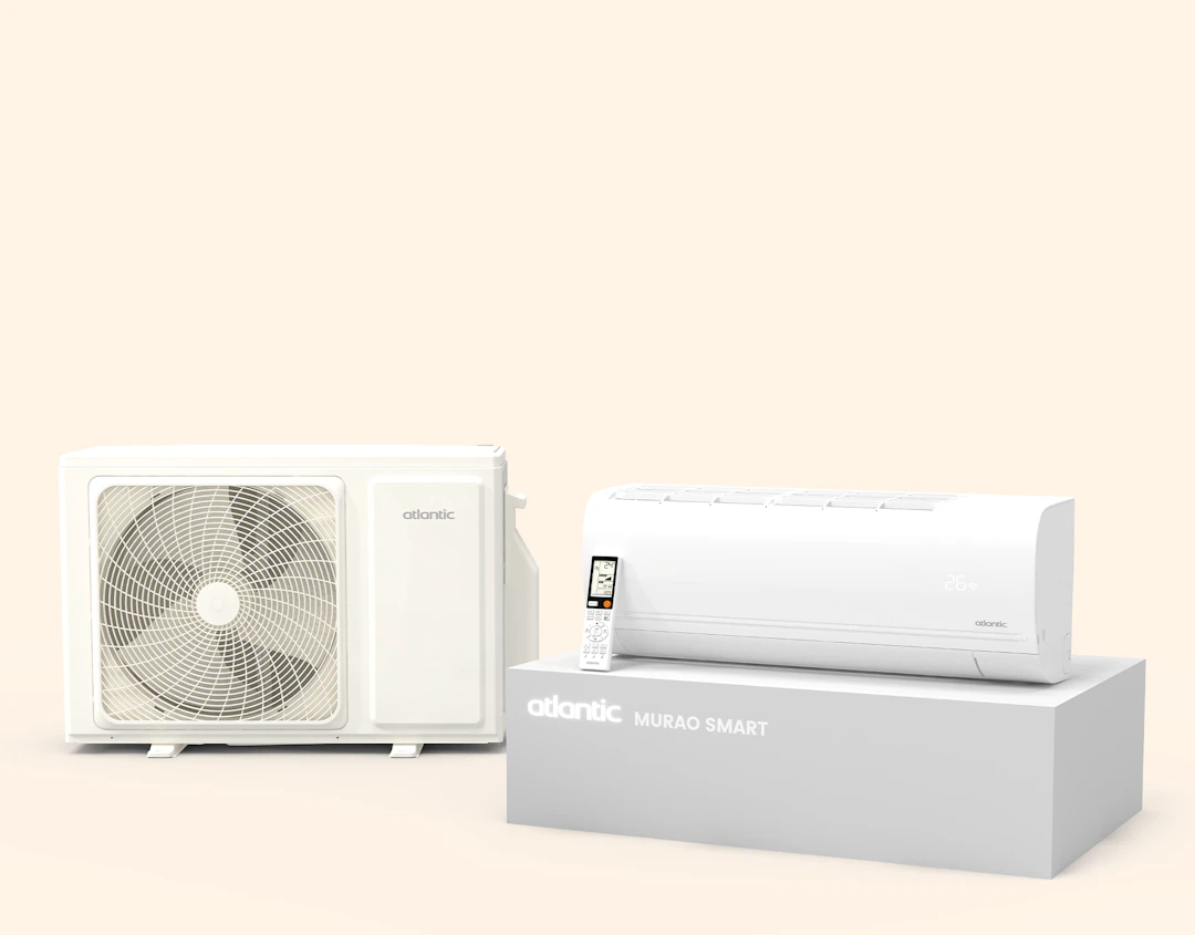Climatisation Atlantic, unités extérieure et intérieure modèle Murao Smart