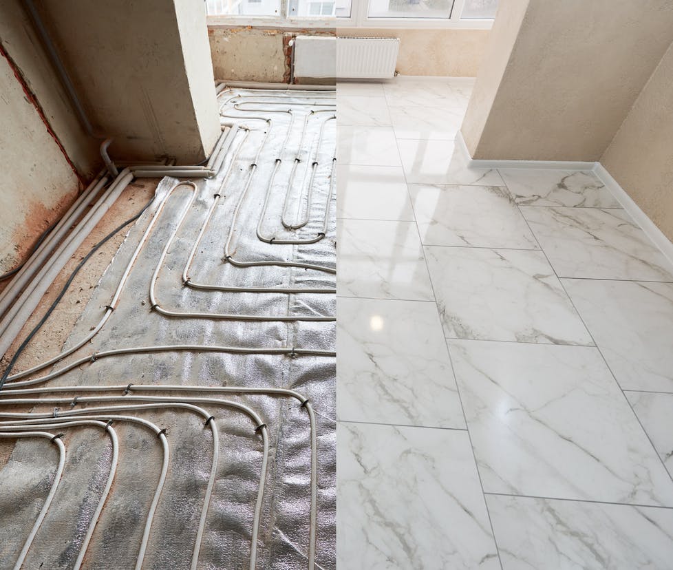 SMT Energies installe chez vous le plancher chauffant adapté à vos besoins