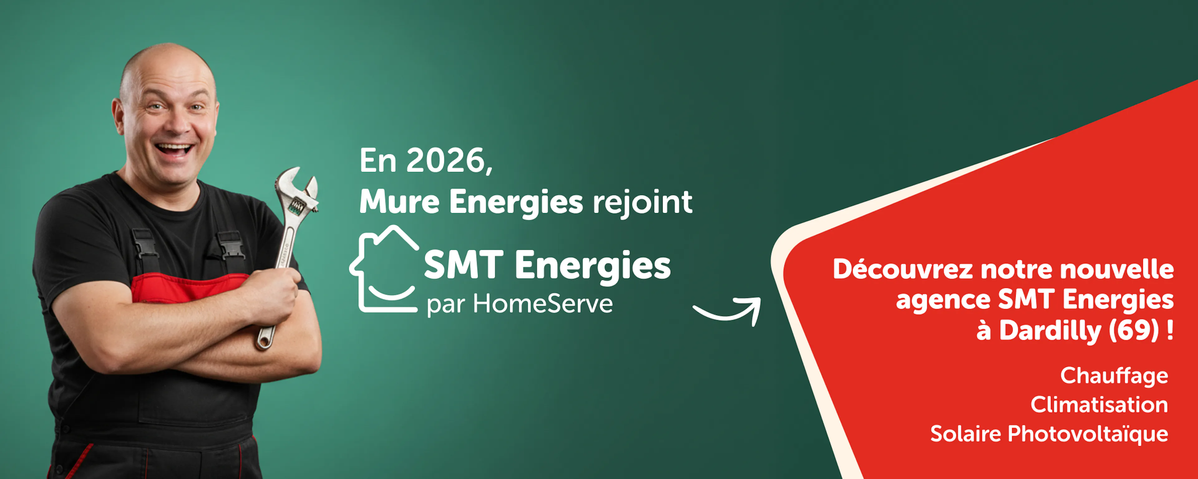 Découvrez notre nouvelle agence SMT Energies à Dardilly (69) ! Chauffage, climatisation, solaire photovoltaïque, plomberie