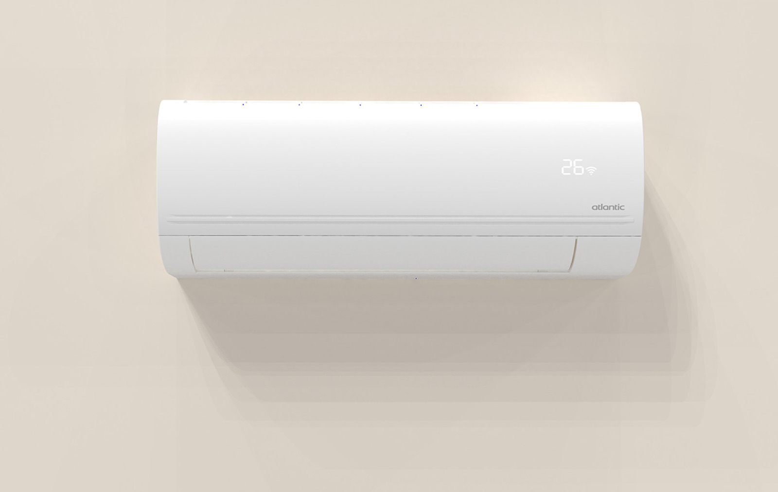 Climatisation Atlantic, unité intérieure modèle Murao Smart blanc mat
