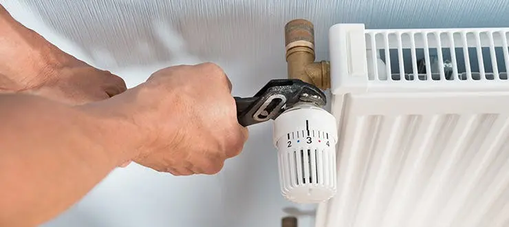 Remplacement robinet de radiateur