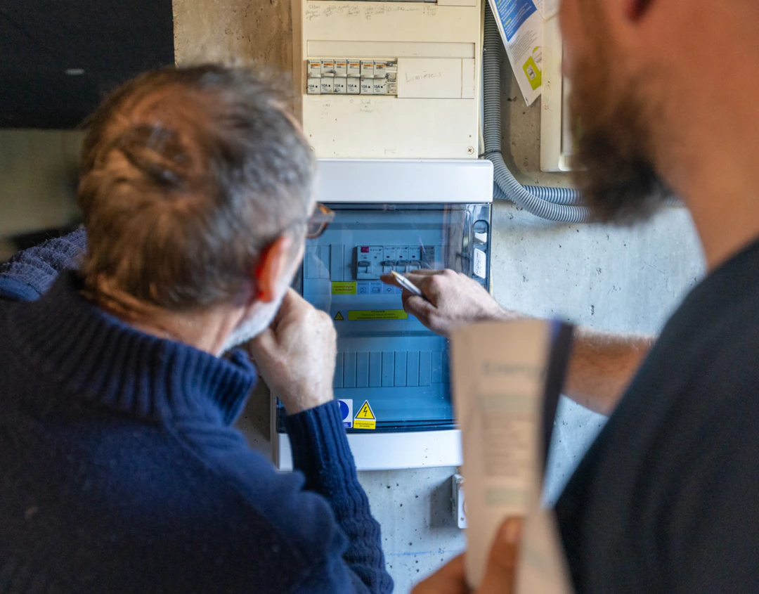 Tableau électrique installation solaire photovoltaïque