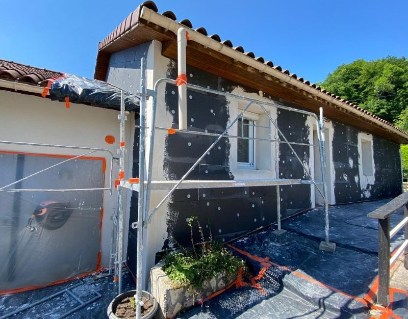 Isolation thermique d'un logement par l'extérieur