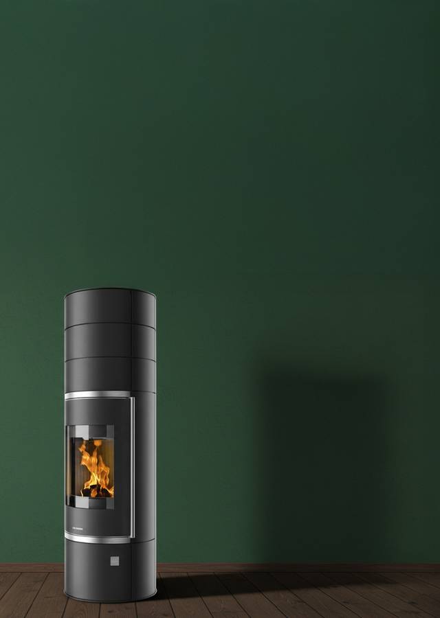 Installation de poêles à bois bûches