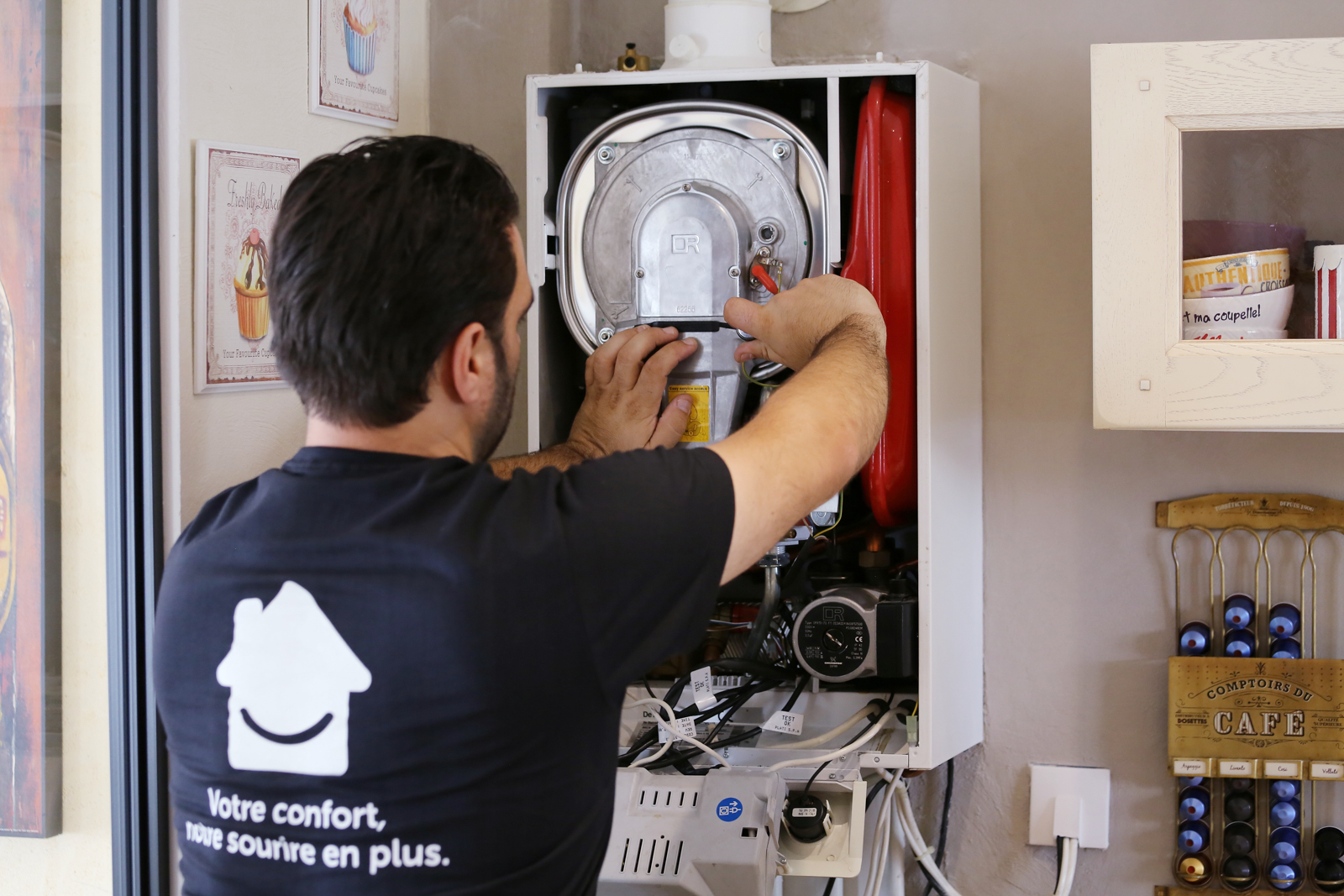 Installation de chaudière par HomeServe