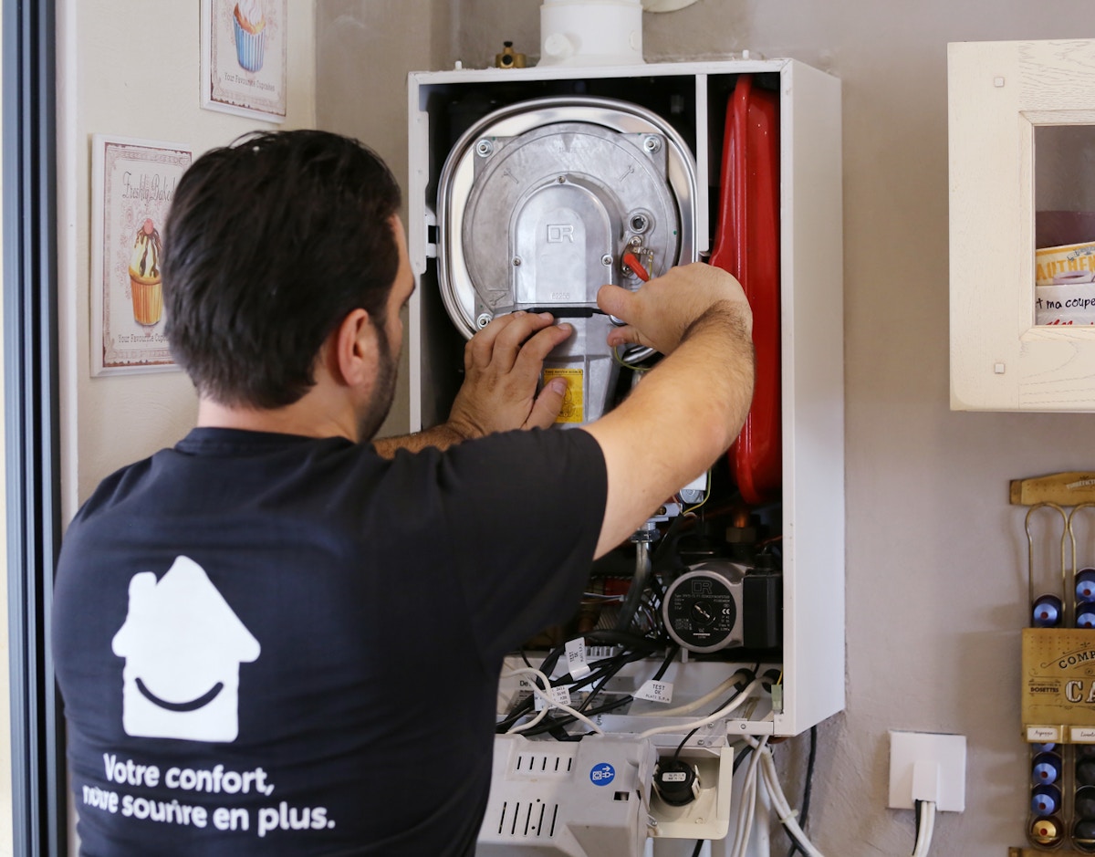 Installation de chaudière par HomeServe