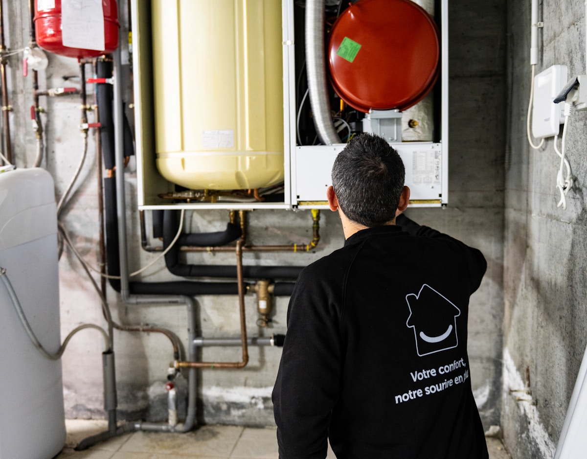 Remplacement d'un ancien chauffage