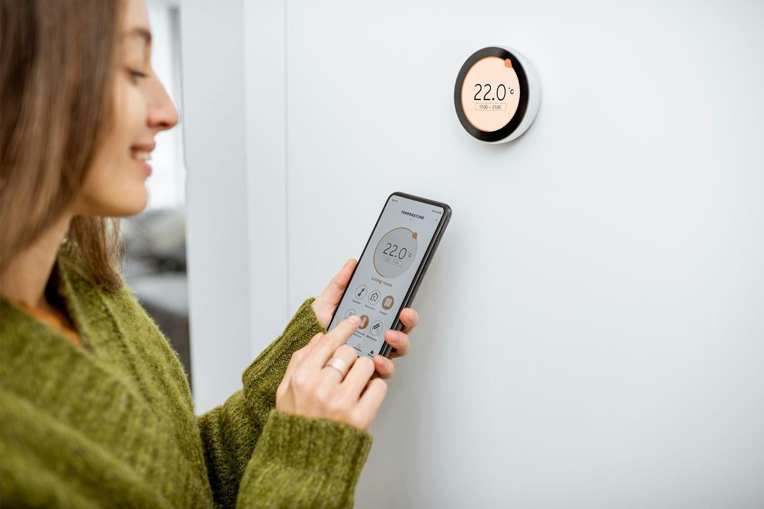 chauffage dans une maison