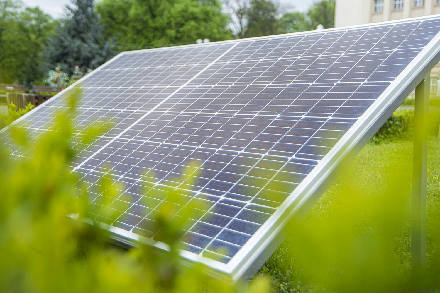 panneaux photovoltaïques au sol