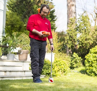 recherche et réparation d'une fuite extérieure enterrée