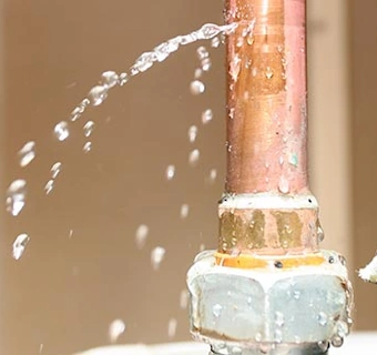 recherche d'une fuite d'eau intérieure