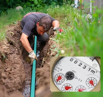 réparation d'une fuite et remboursement d'eau perdue
