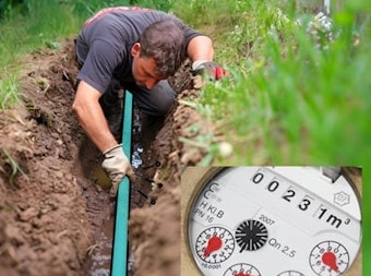 réparation d'une fuite et remboursement d'eau perdue