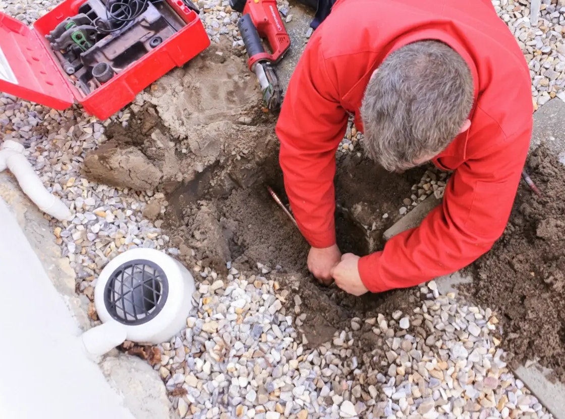 recherche fuite d'eau extérieure