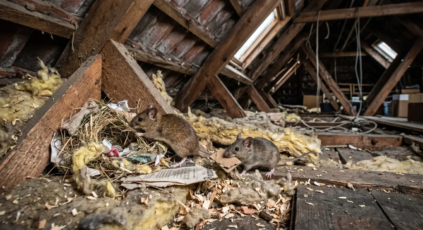 Comment éliminer des nuisibles dans les combles ?