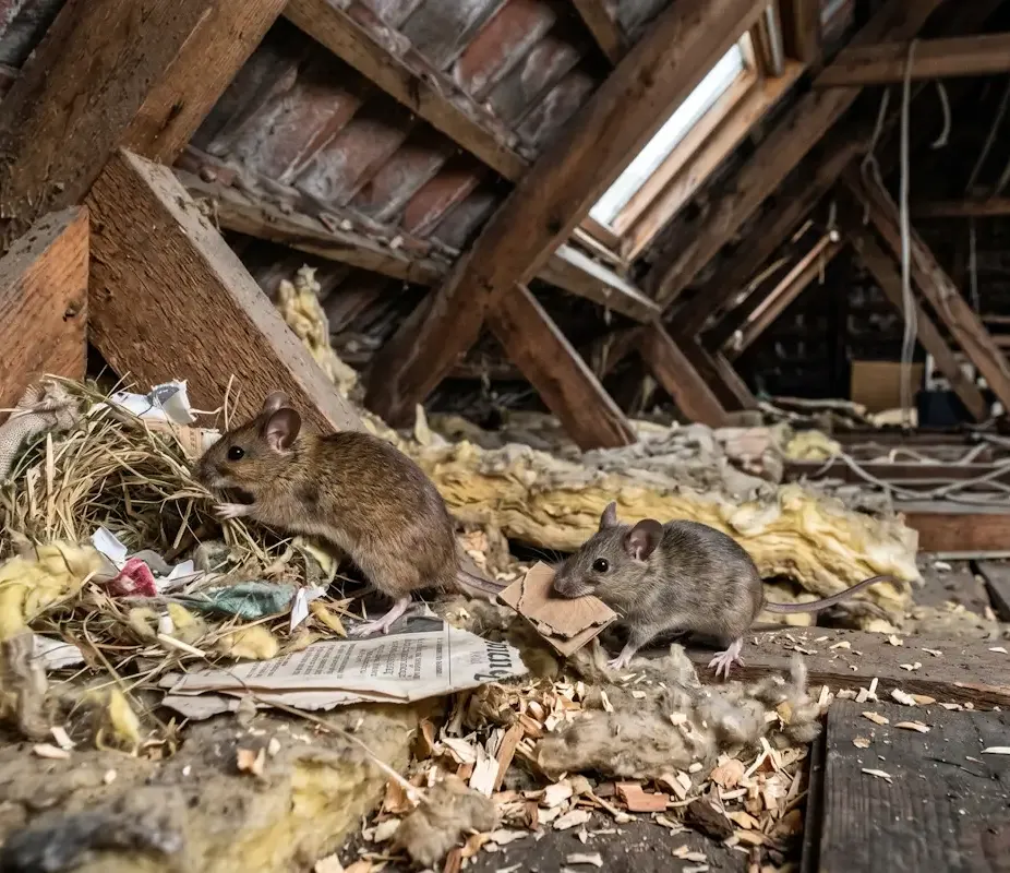 Comment éliminer des nuisibles dans les combles ?