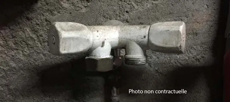 Robinet d'arrête machine à laver
