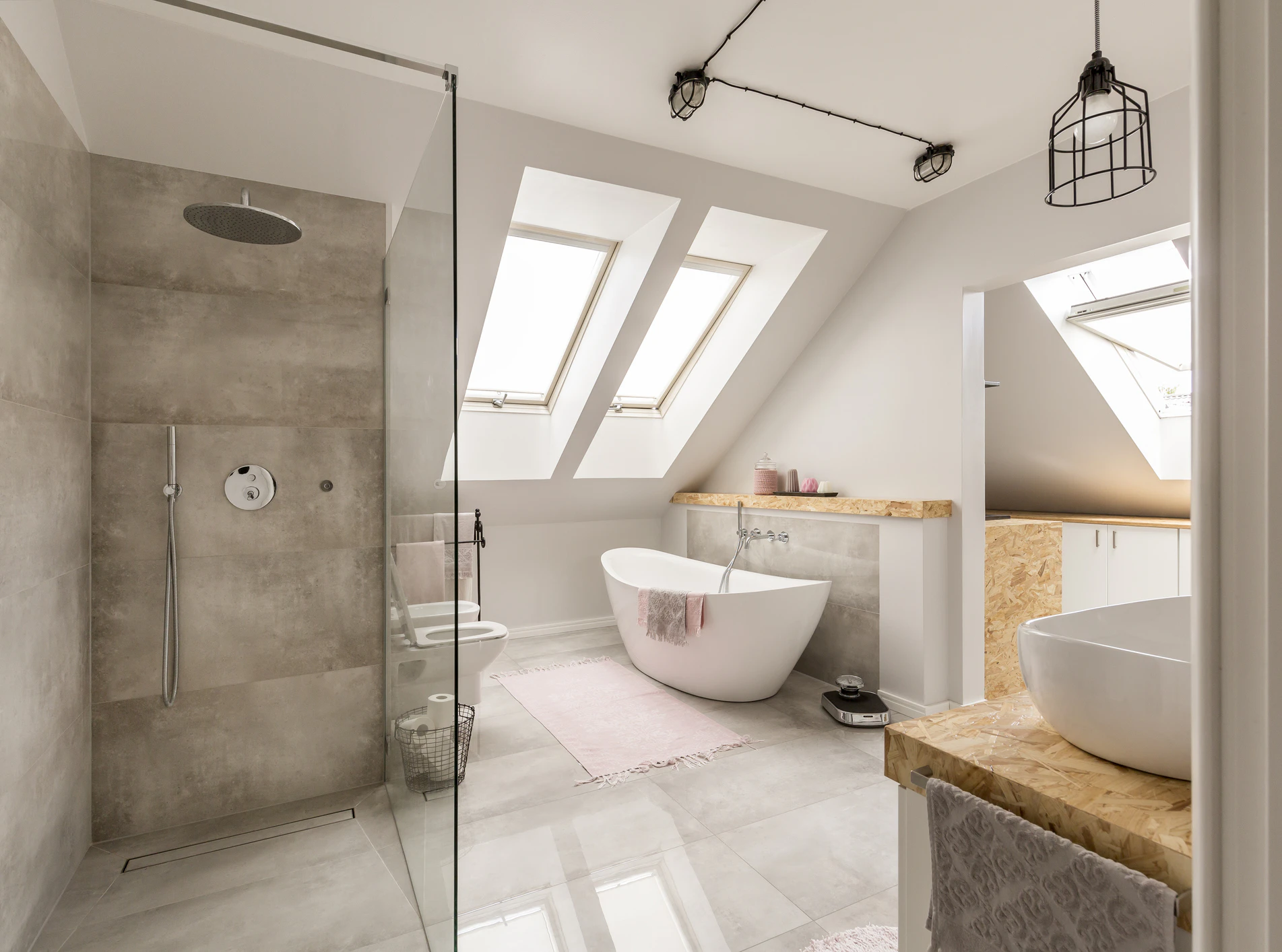 Afbeelding van een badkamer