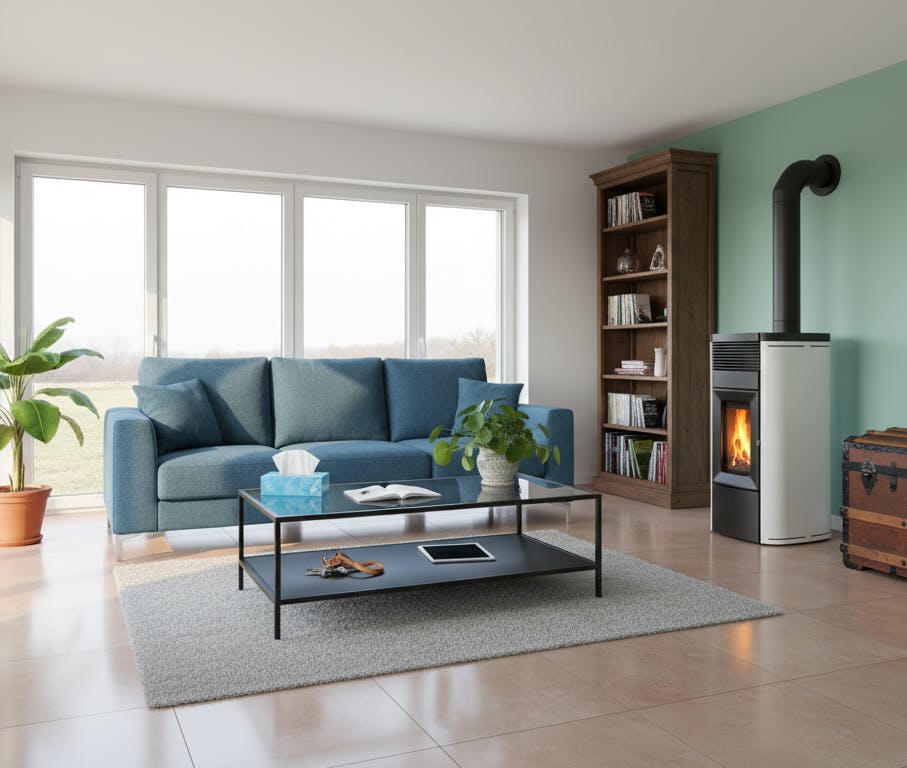 Installation de poêle à granulés Normandie