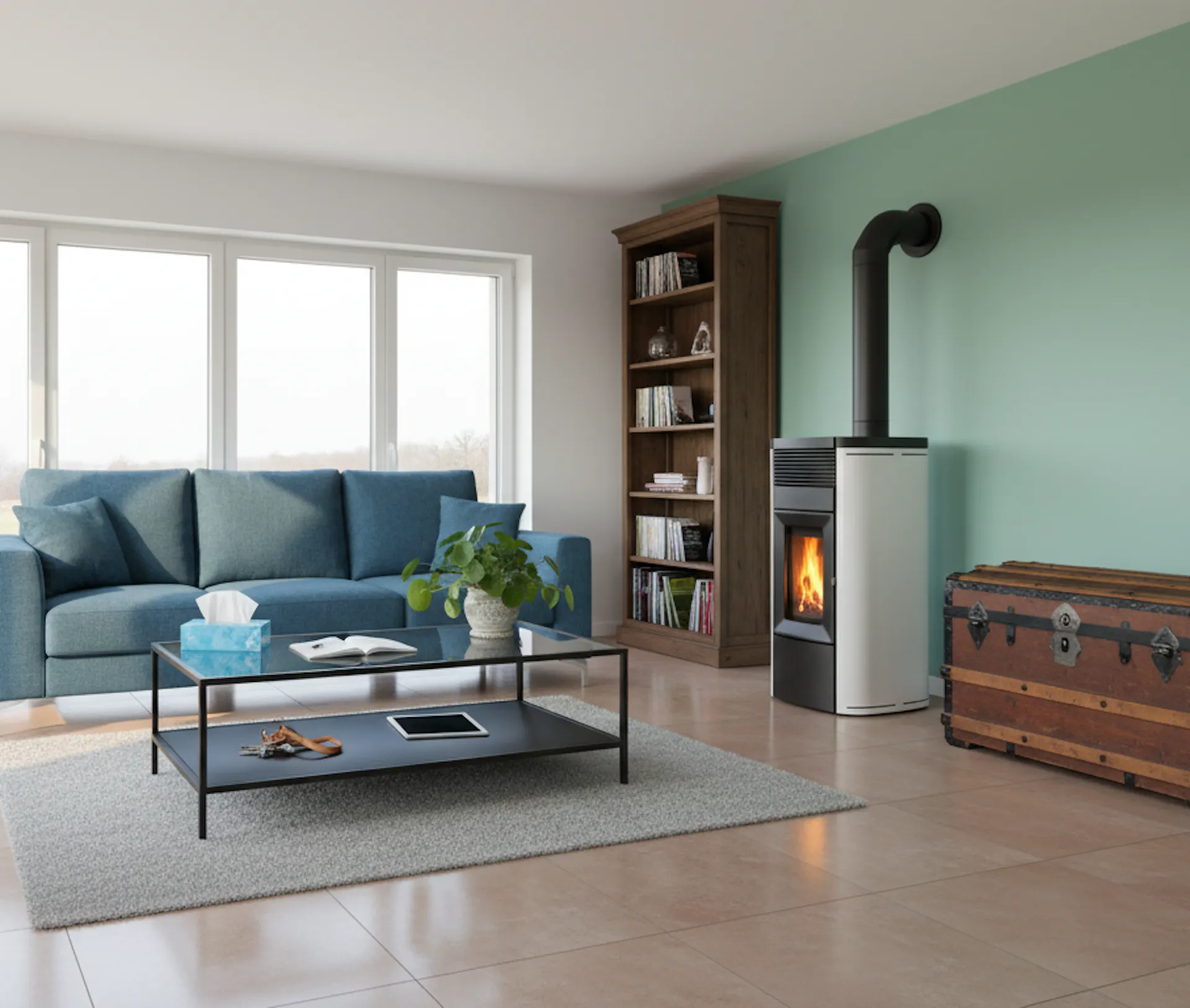 Installation de poêle à granulés Normandie