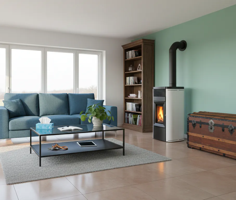 Installation de poêle à granulés Normandie