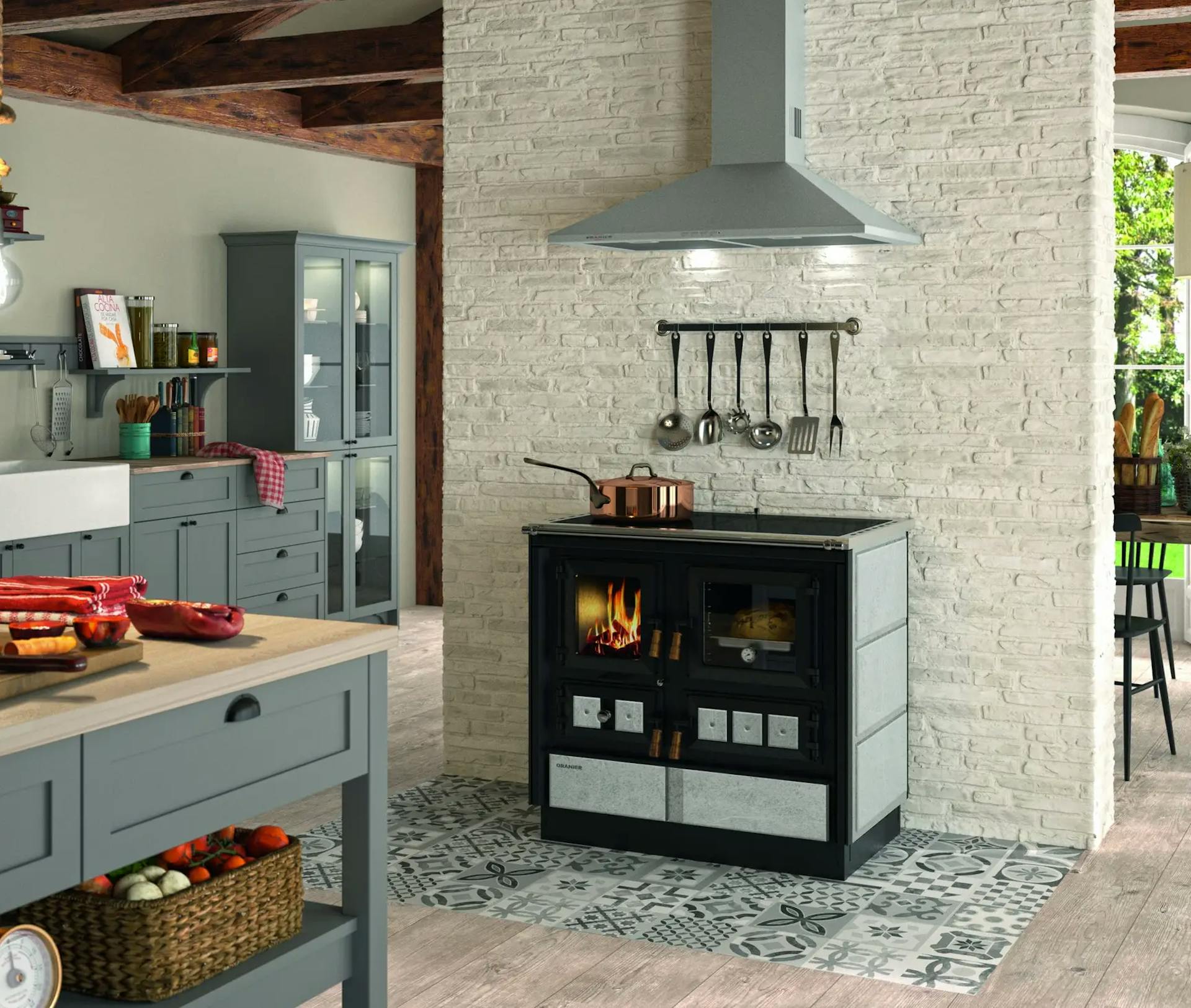 Cuisinières à bois et à granulés en Normandie - Oranier