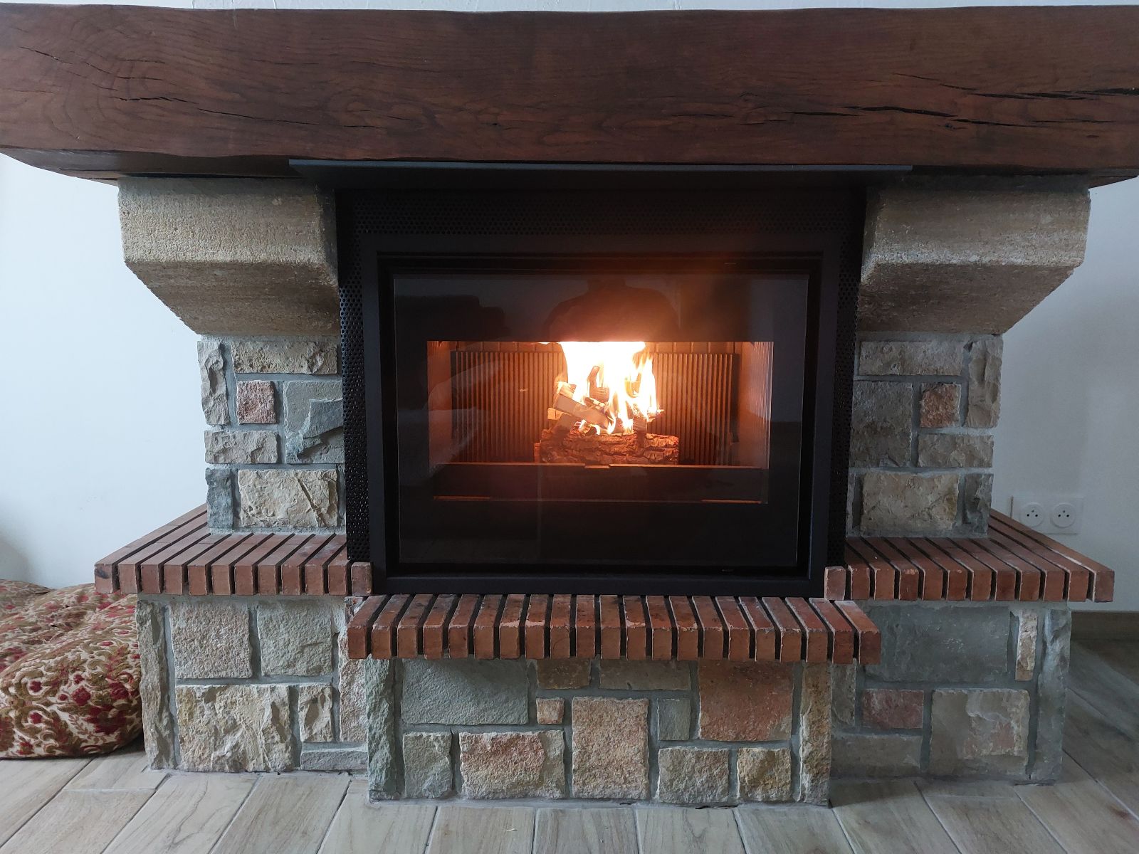 Installation d'un insert réalisée par VIK Energies près des Pieux dans la Manche