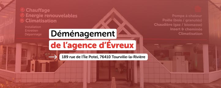 Déménagement de l'agence d'Évreux