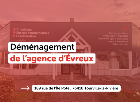 Déménagement de l'agence d'Évreux