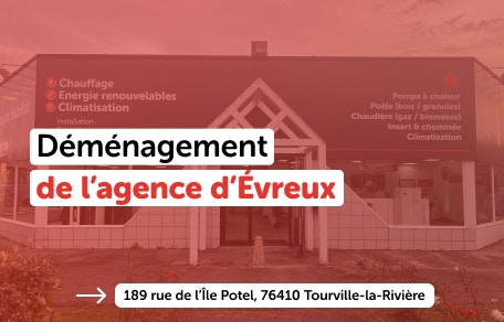 Déménagement de l'agence d'Évreux