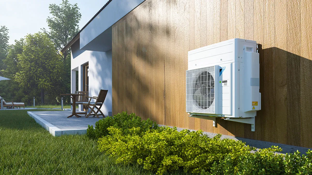 Unité extérieur de pompe à chaleur hybride gaz Daikin Altherma