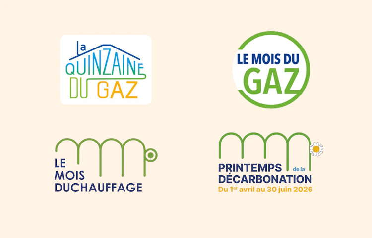 Quinzaine du gaz, Mois du Gaz, Mois du chauffage et Mois de la décarbonation