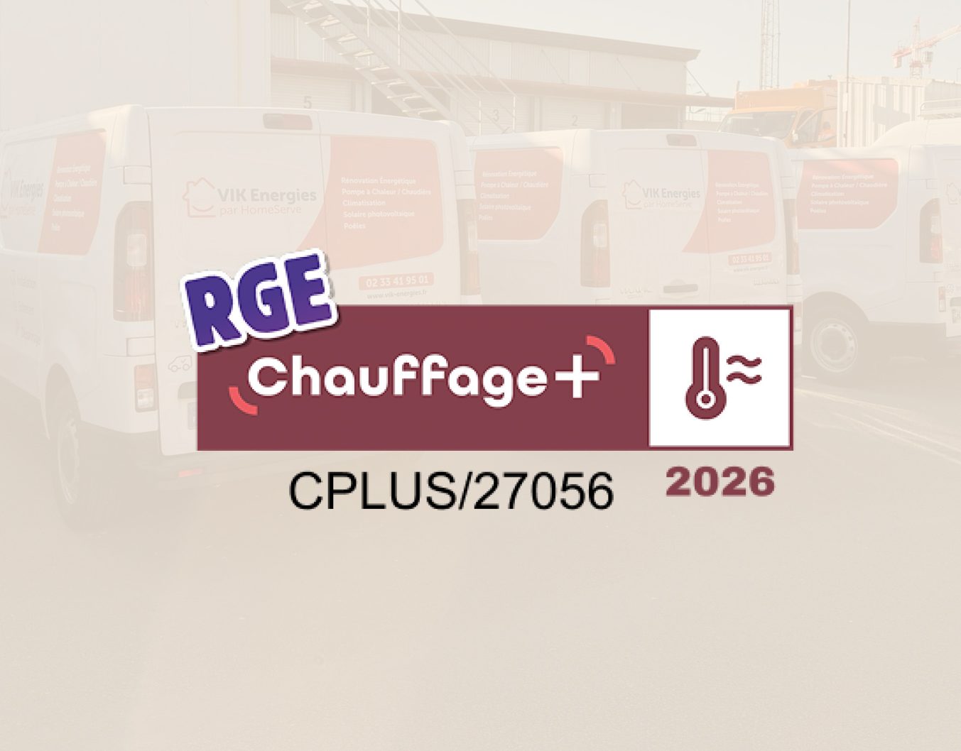 VIK Energies est un plombier chauffagiste agréé gaz et labellisé RGE Chauffage+