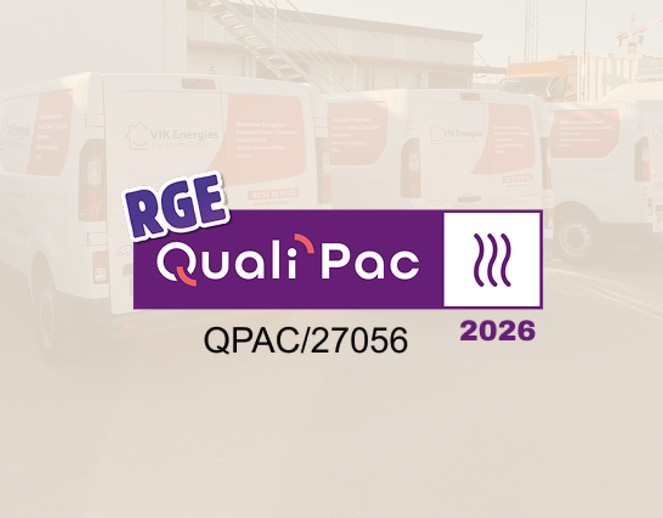 Certification RGE QualiPac