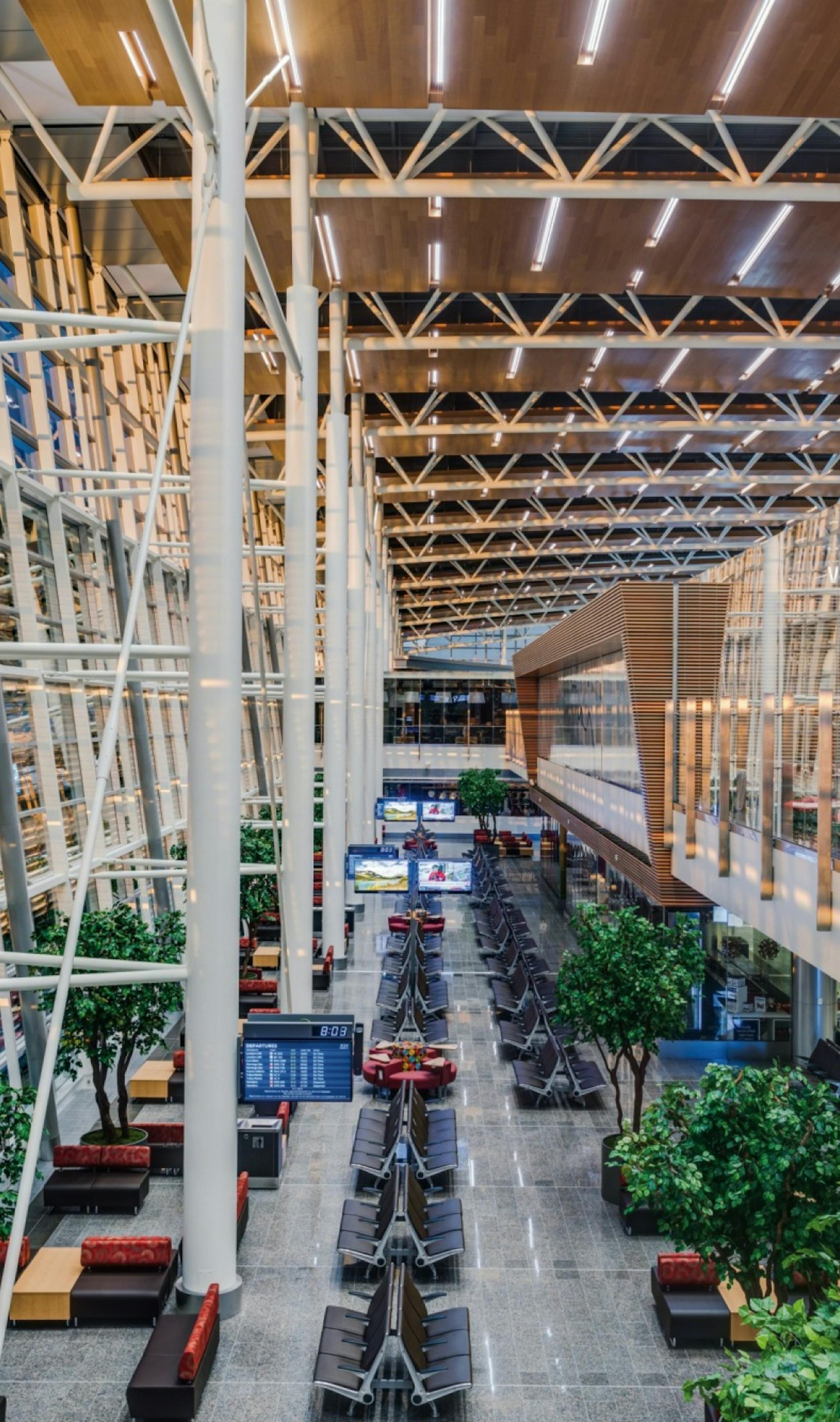 Airport waiting area