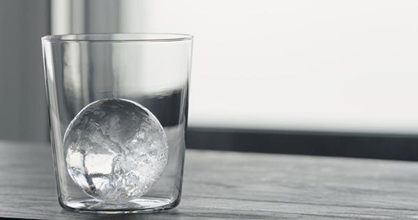 Designer Clear Ice Globe