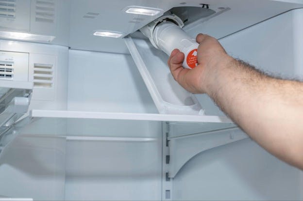 Changing Refrigerator Water Filter