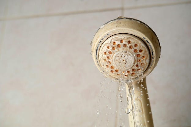Well Water Contaminants Creating Dirty Shower Head