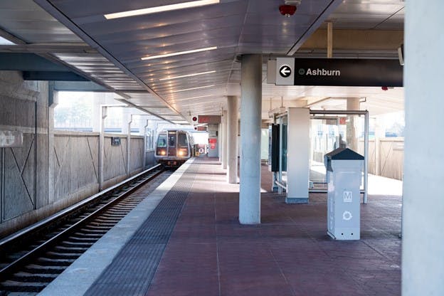 Ashburn Train Station Subway