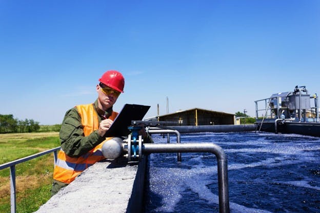 Technician Checks Mississauga Water Quality