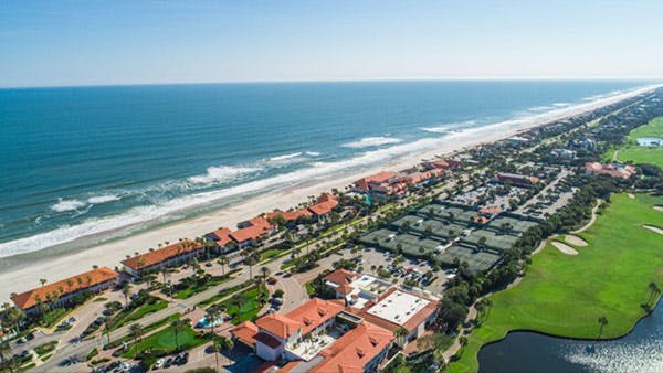 Jacksonville Florida Beach View Front