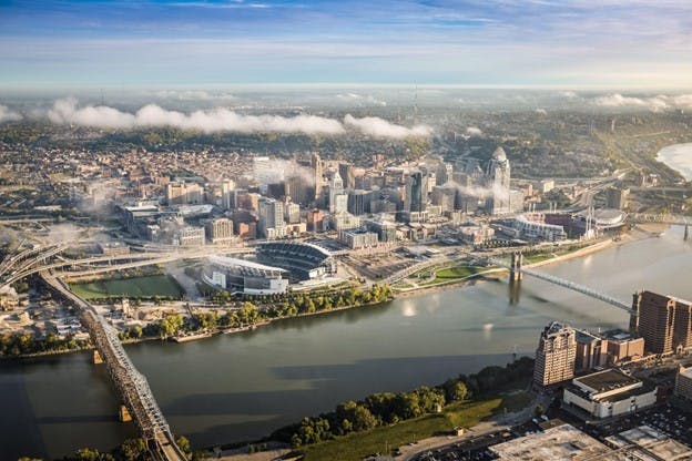 Cincinnati’s Drinking Water Treated Sky View Ohio