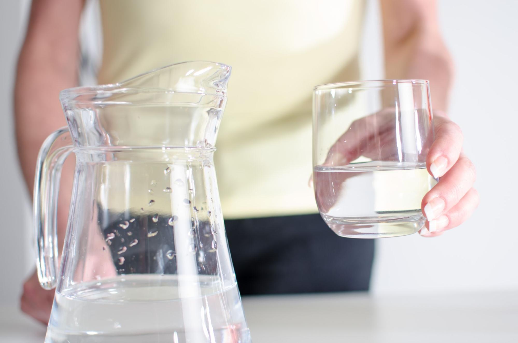 Close Up View of Water Pitcher