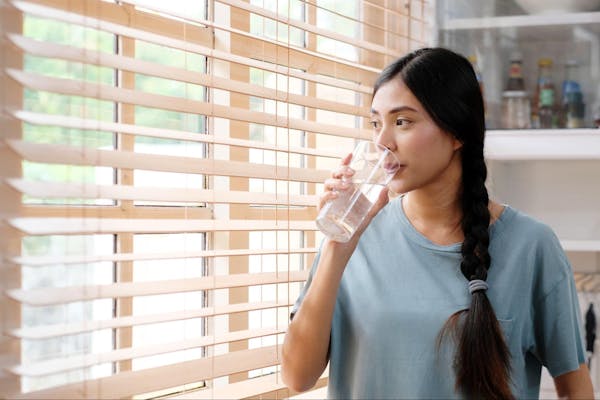 Girl Drinking Filtered Water