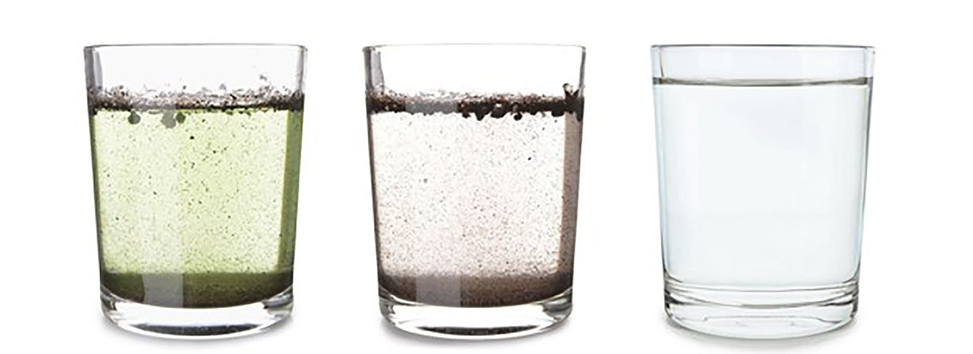 Unfiltered Tap Water Image Comparison in Glasses