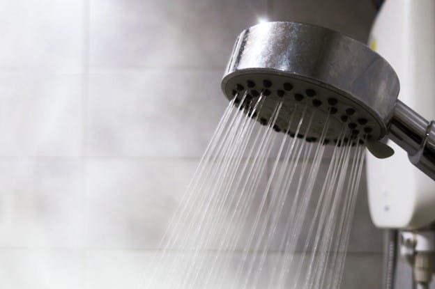 Trihalomethanes Concern in Shower Water Image of Shower Head