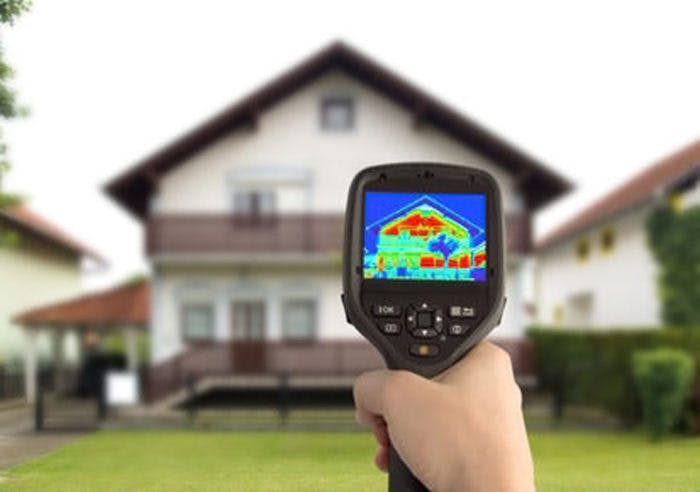 Thermographie d'une maison