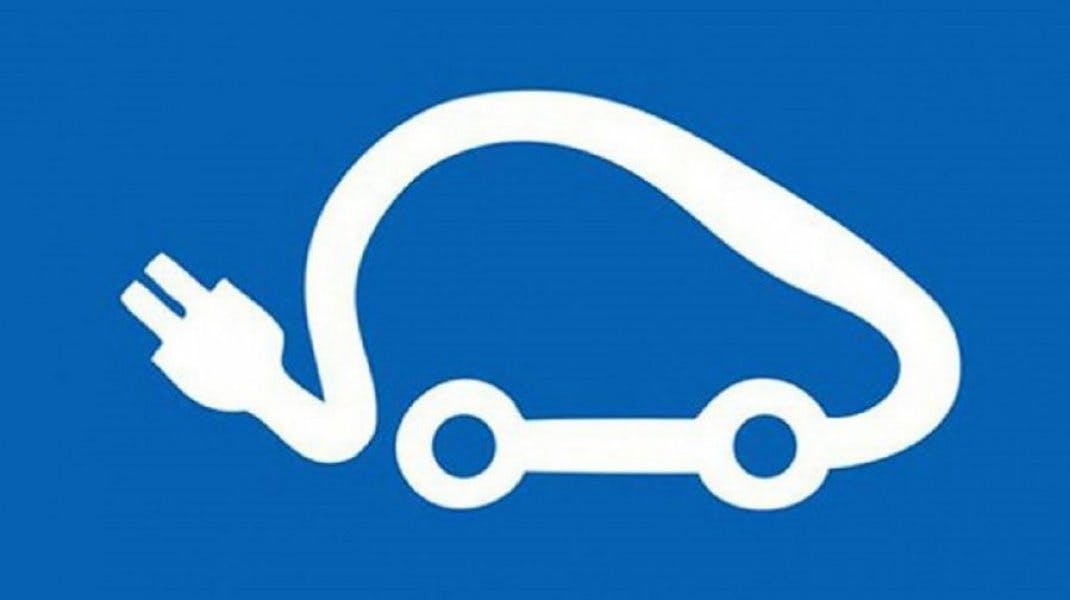 Logo voiture électrique