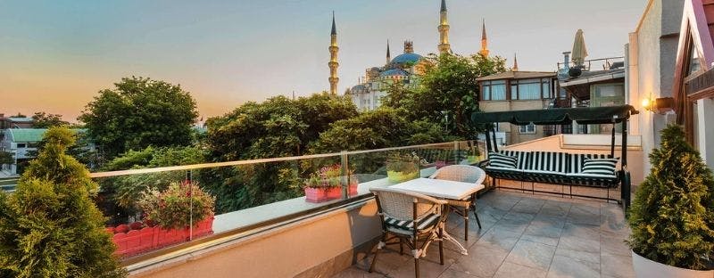 hotels with best view of blue mosque istanbul