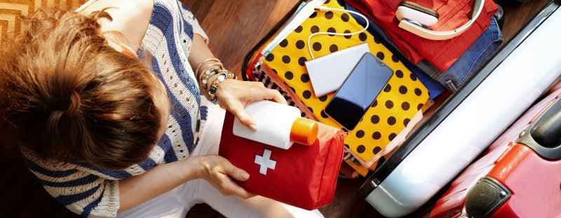 Pack a first aid kit when travelling
